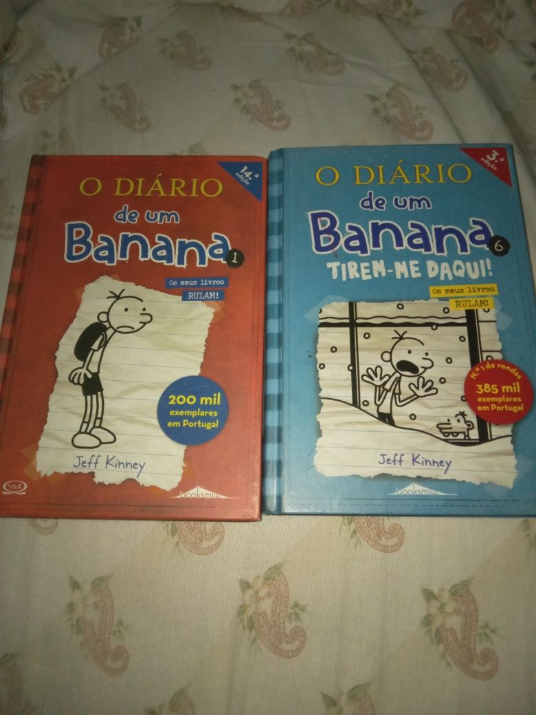 Vendo livros "um dia de um banana"