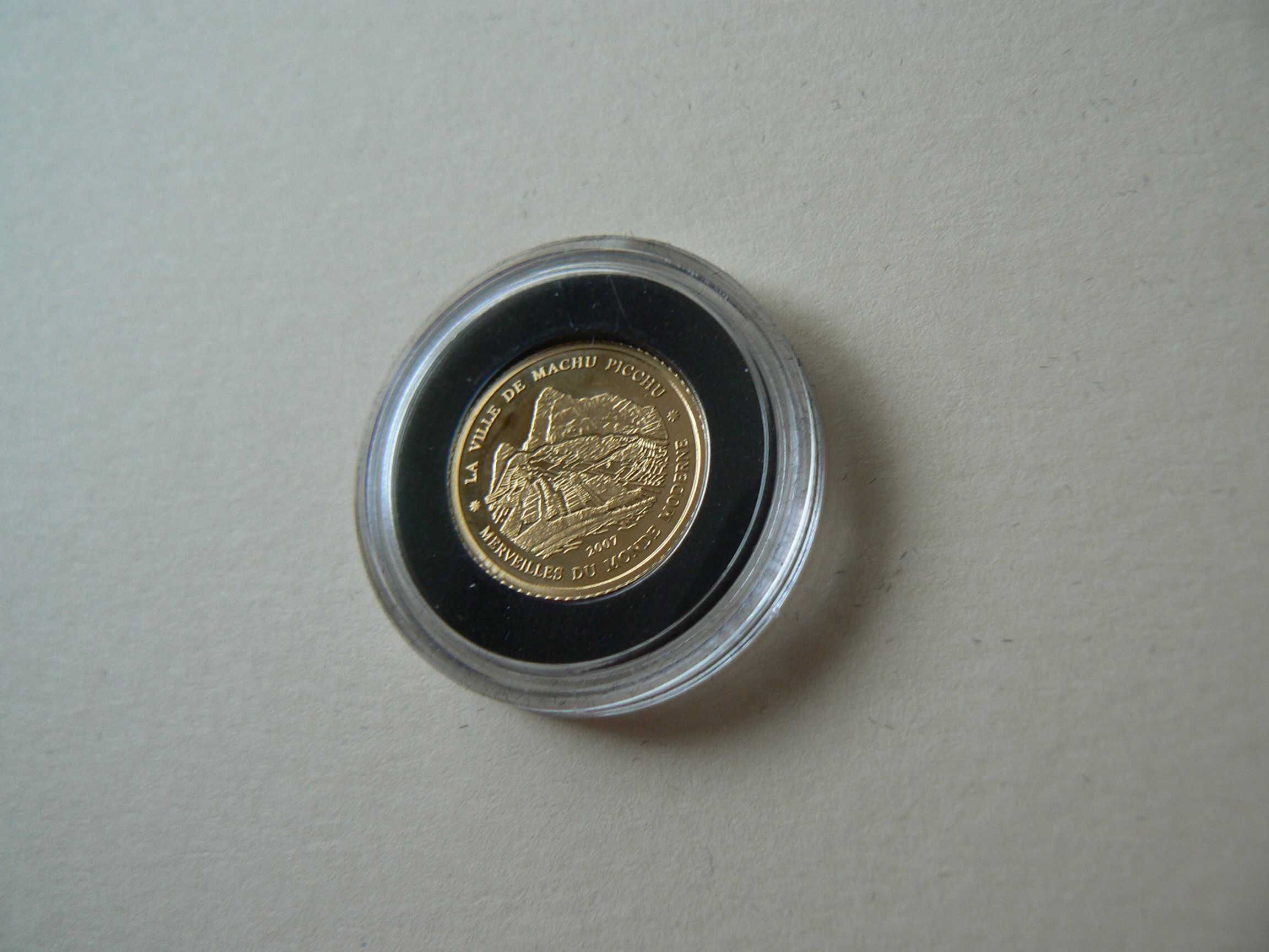 Kolekcja 7 Cudów Świata złote monety złota moneta