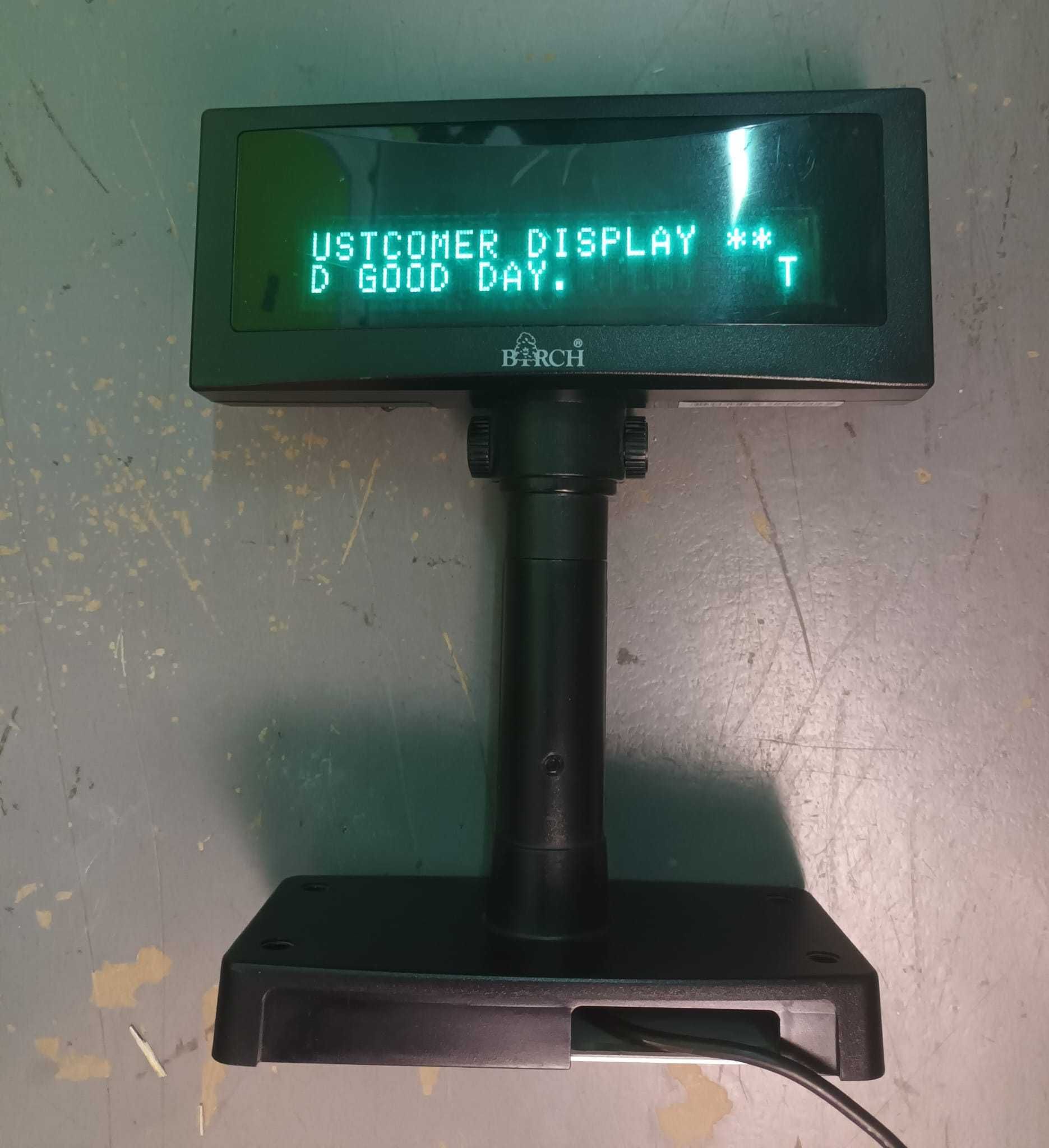 Visor Birch LCD para POS