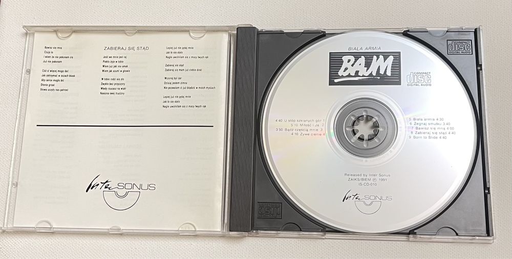 Bajm Biała armia cd 1991 Inter sonus