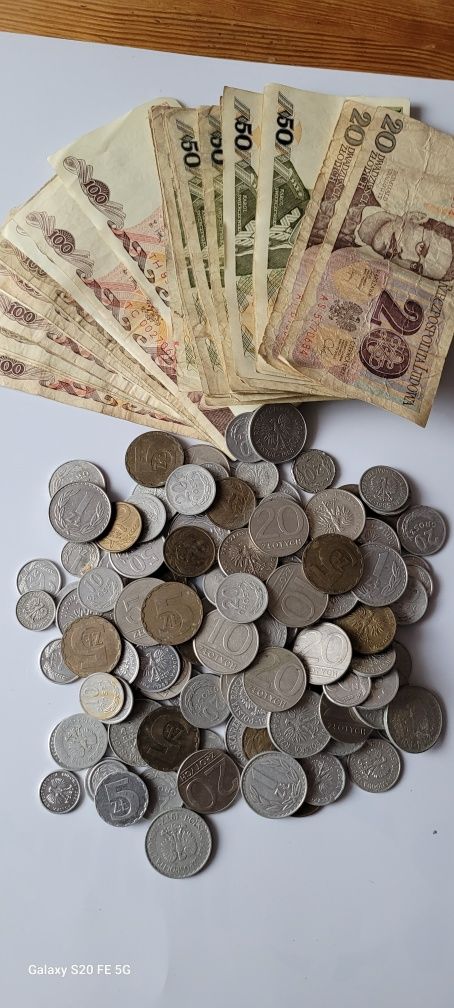 Stare monety i banknoty PRL
