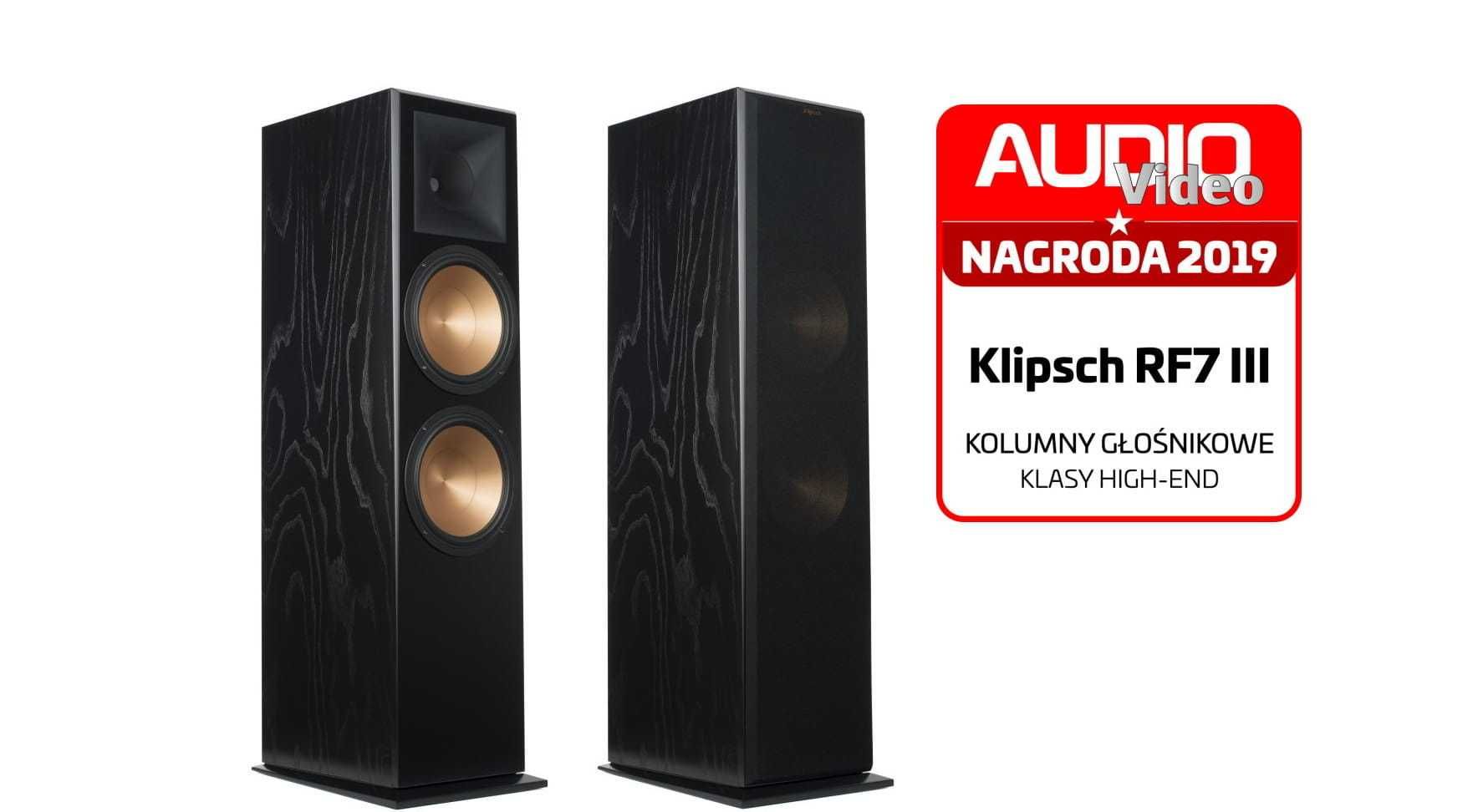 Kolumny Klipsch RF-7 III czarne / orzechowe
