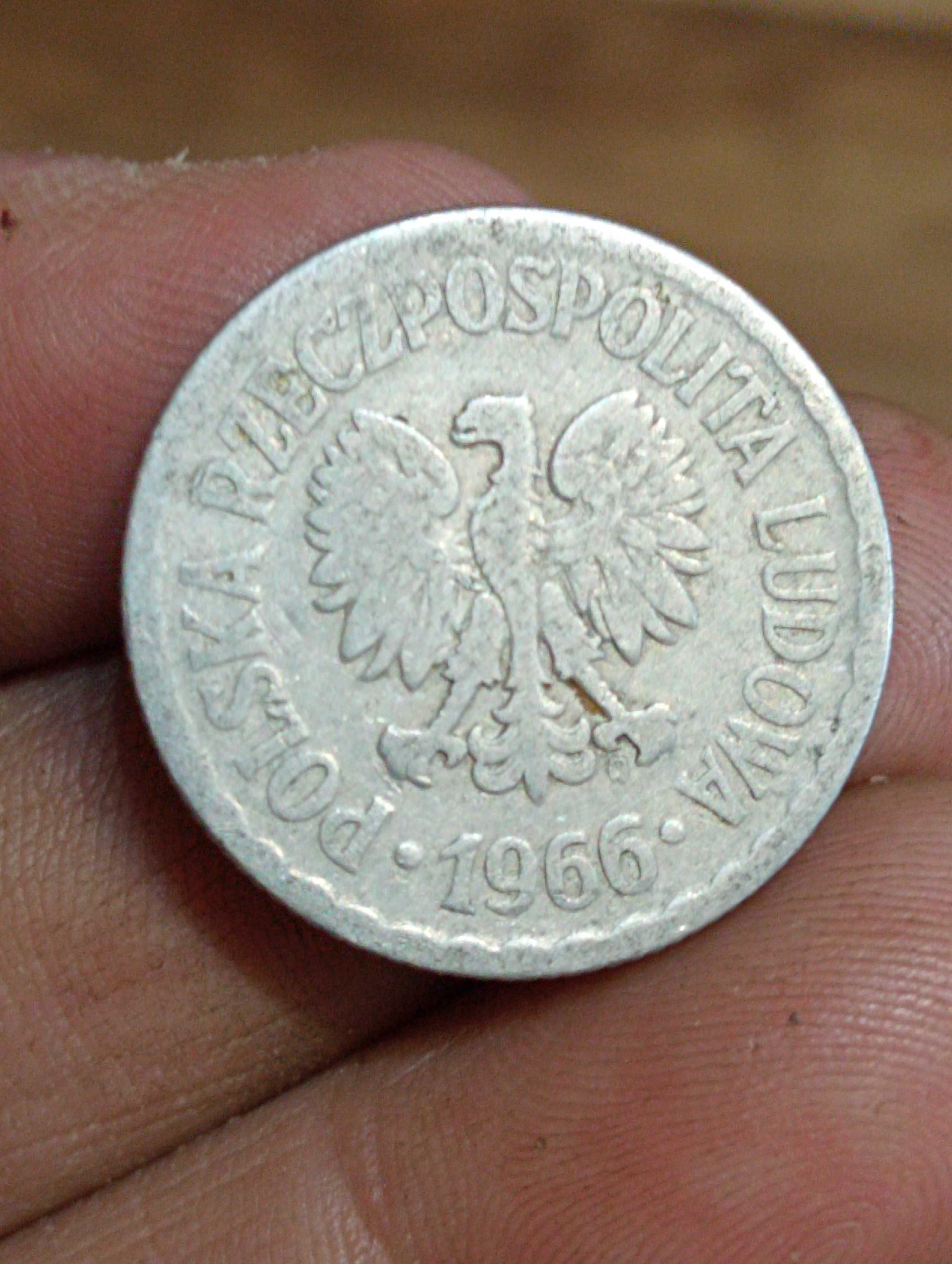 Sprzedam druga monete 1 zl 1966r