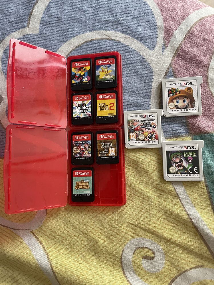 Jogos da Nintendo switch e 3DS
