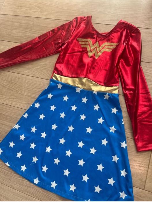 Sukienka na bal strój Wonder Woman H&M 134/140 plus opaska