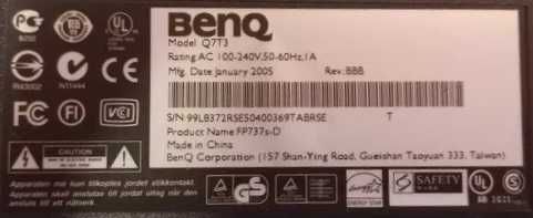 Продам монитор BenQ fp-737s