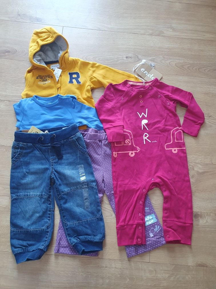 Ubranka NOWE Reserved, Coccodrillo, H&M, Endo 12-18 miesięcy, 86 cm