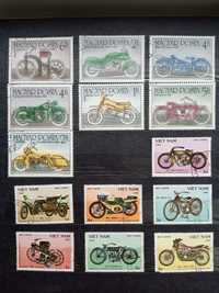 Две серии марок по теме "Мотоциклы"