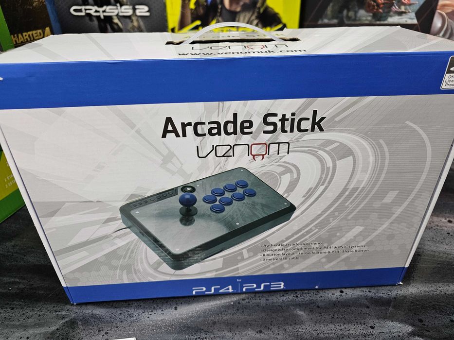 JAK NOWY Venom Arcade Fight Stick PS3 PS4 pełen komplet SKLEP ZAMIANA