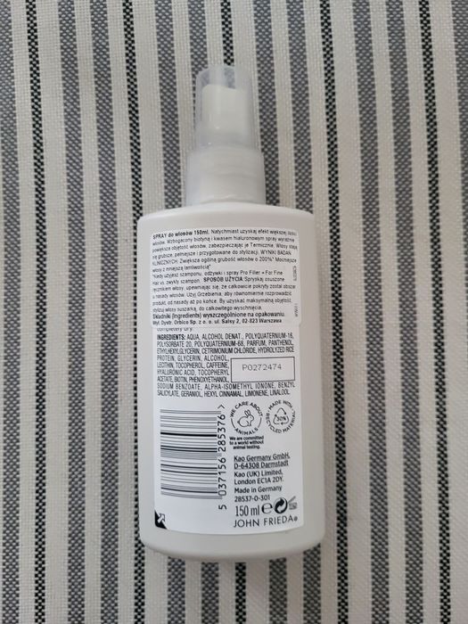 Spray zagęszczający John Frida profiller termoochronny