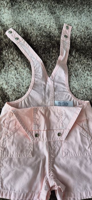 Zestaw dla dziewczynki spodnie ogrodniczki leginsy bluzka 62 cm