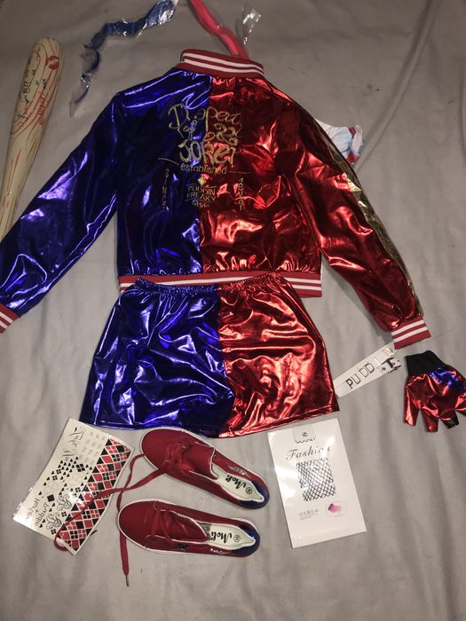 Жіночий карнавальний костюм 10в1 Харлі Квін зріст 165-170 см