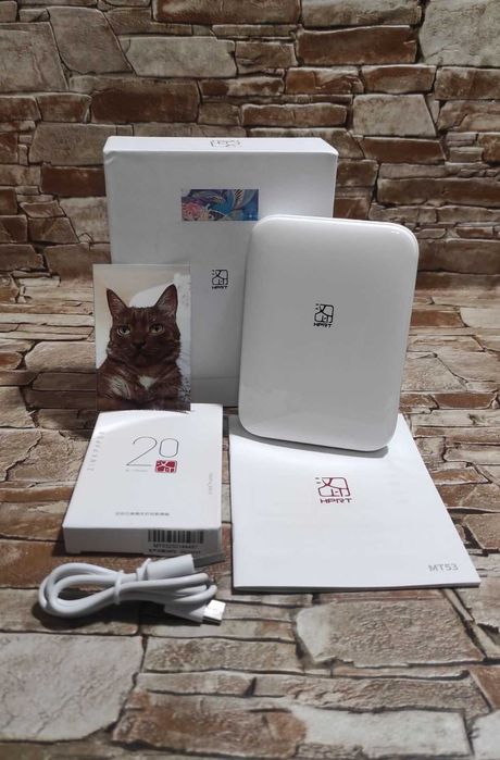 Кольоровий фотопринтер моментального друку HPRT MT53 + 20 аркушів