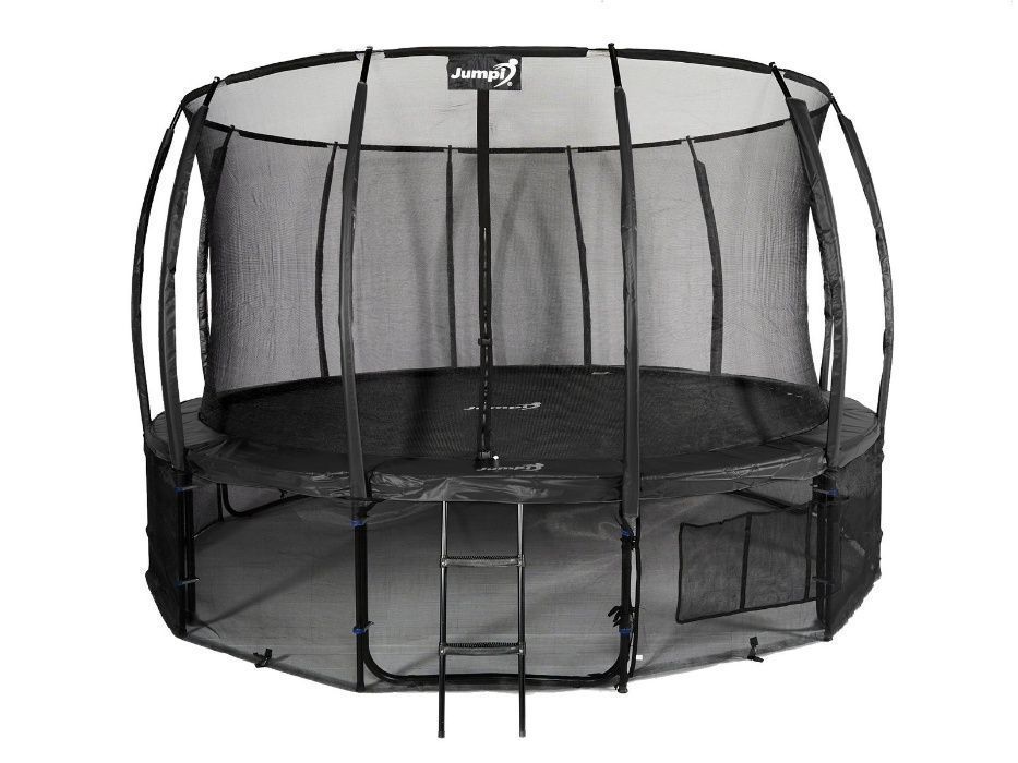 Trampolina Ogrodowa 487cm/16ft czarna Maxy Comfort Plus