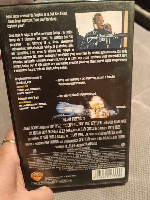 Film video VHS Krytyczna decyzja