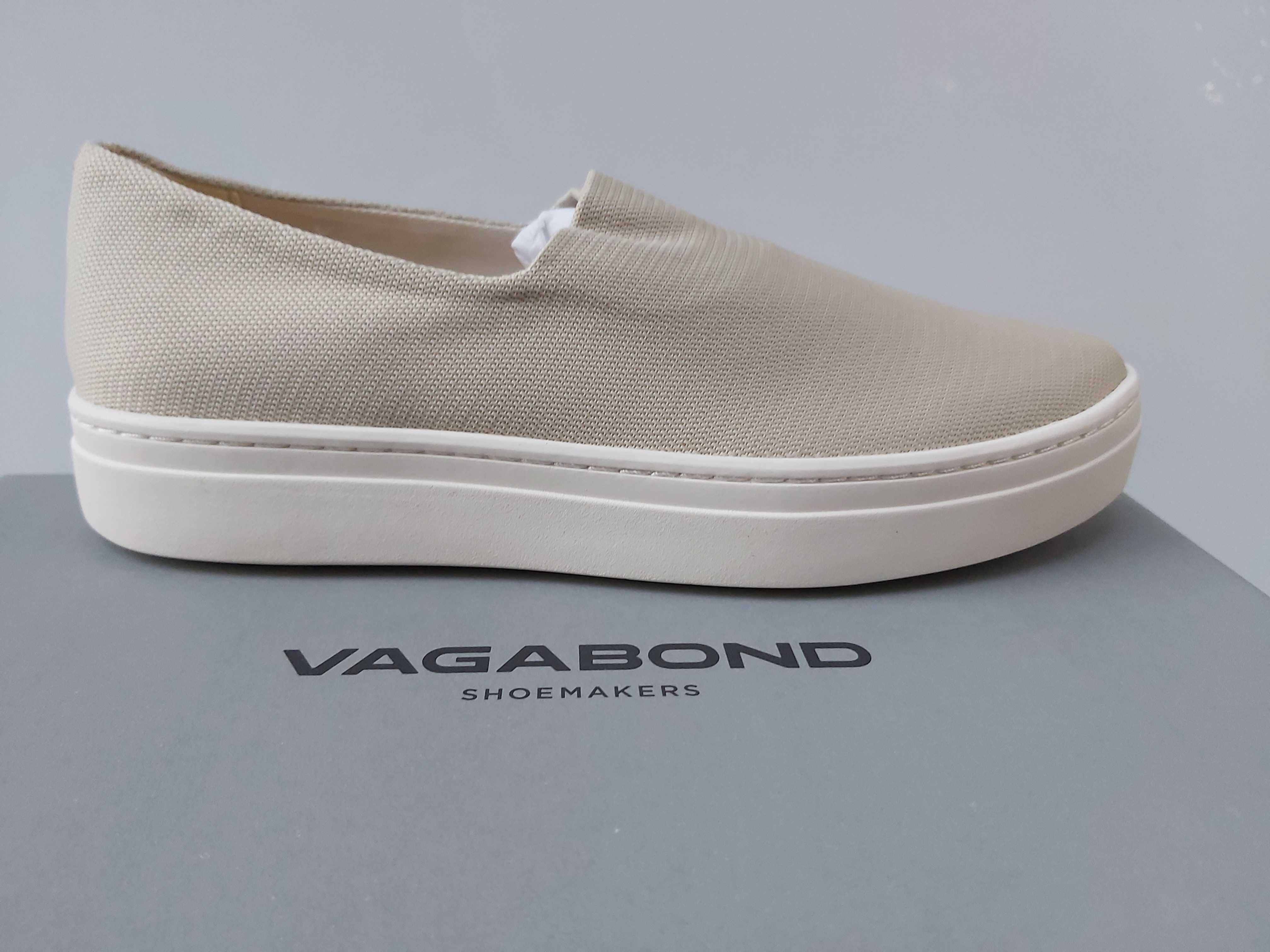 NOWE sneakersy tramoki VAGABOND beżowe platforma rozmiar 37 camille