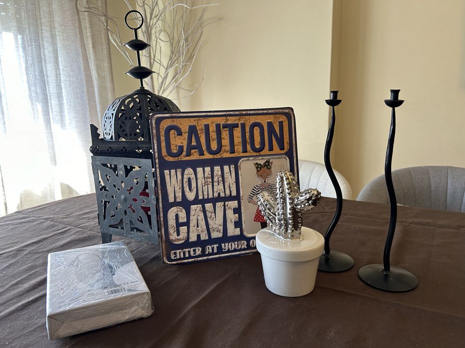kit de decoração + luz de leitura para parede