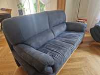 Sofa 3+2+1 granatowa gawin meble
