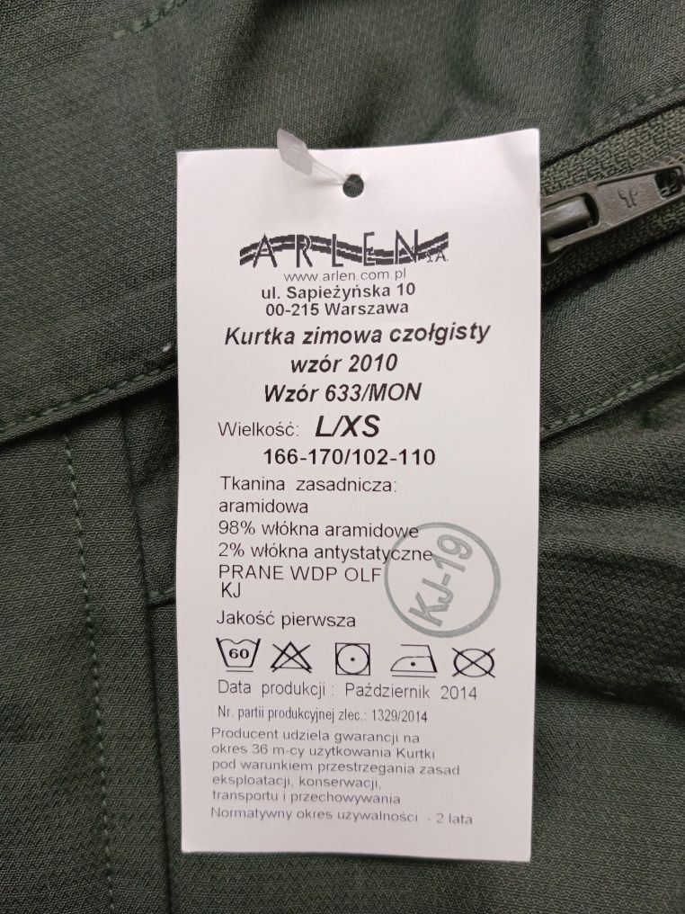 Kurtka zimowa czołgisty  633/MON - L/XS