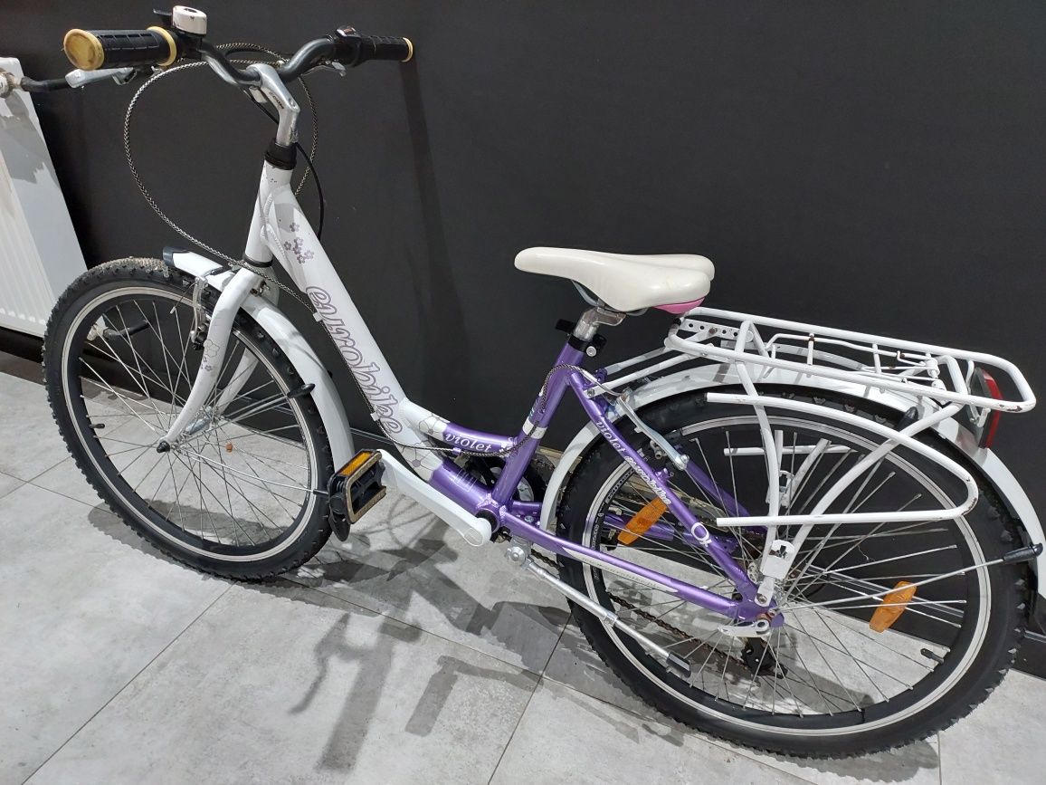 Rower Eurobike Violet 24" Aluminium/Shimano