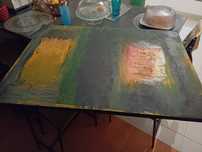 Tela pintura abstrata