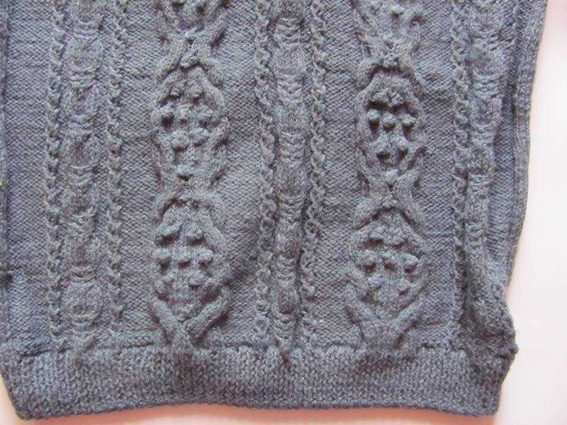 Rękodzieło kamizelka ręcznie robiona Handmade 158-164cm akryl XS/S/M