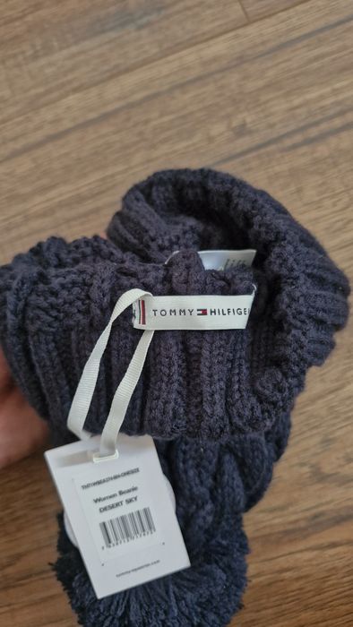 Czapka zimowa Tommy Hilfiger granatowa NOWA