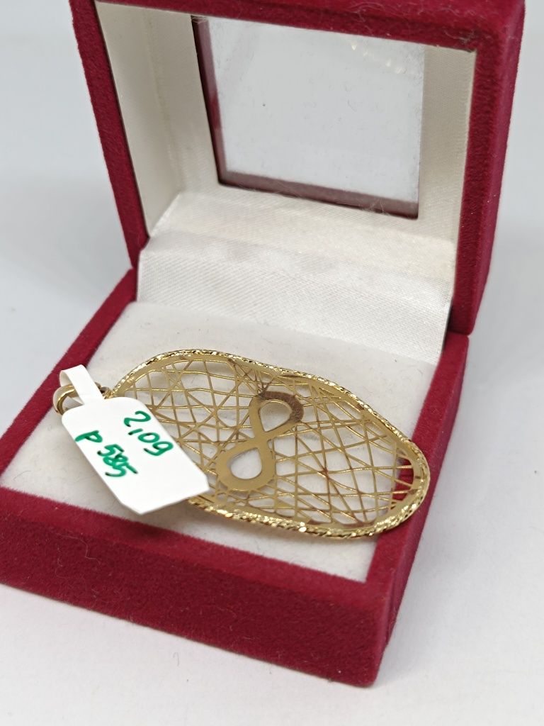 Złoty wisiorek złoto 585 nieskończoność
