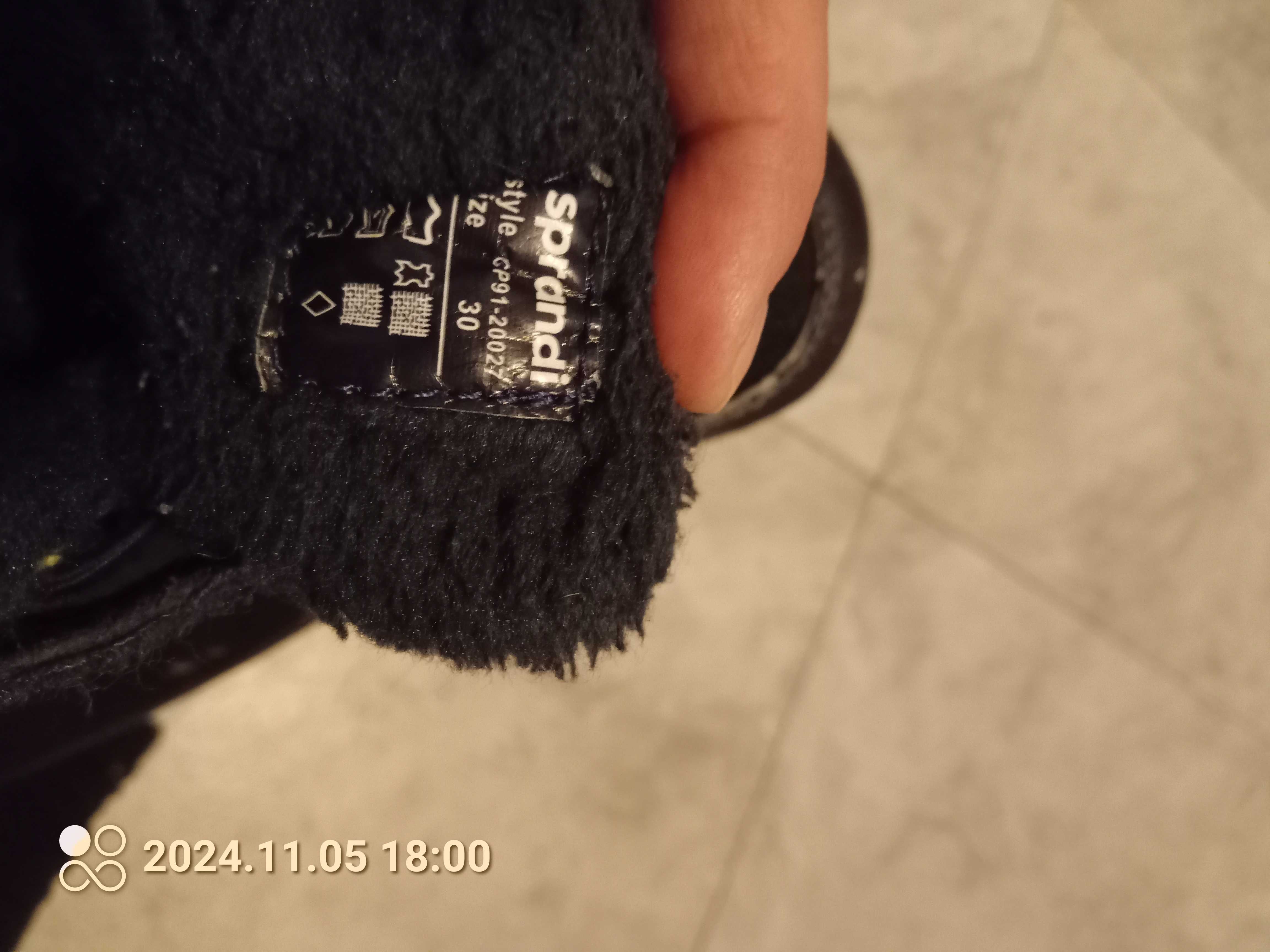 Buty zimowe chłopięce