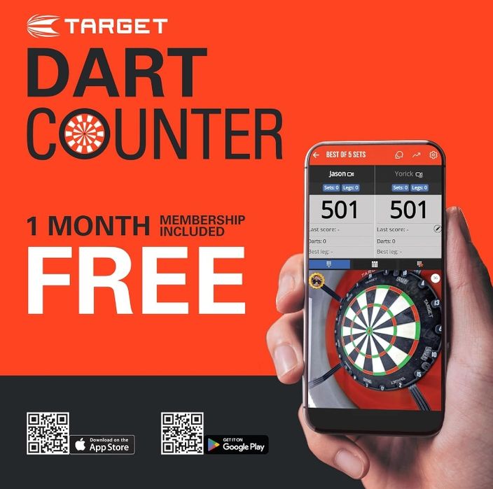 Lotki do darta ( steel ) 23 gr, 80% .Target Darts Artemis Zestaw rzute