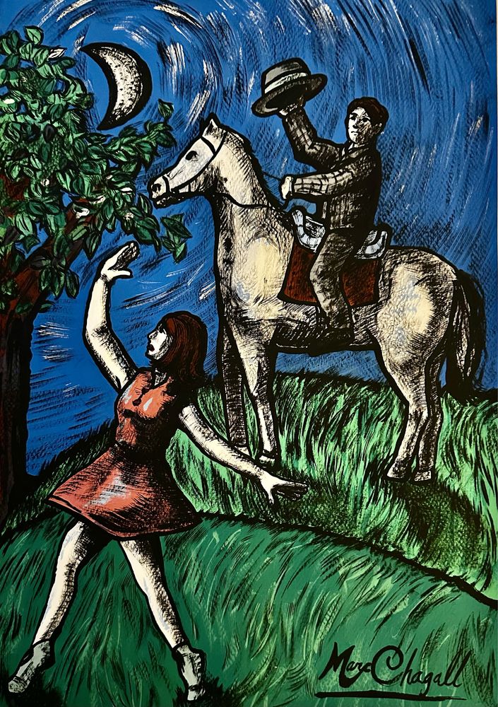 Obraz malowany likwidacja kolekcji Chagall z galerii
