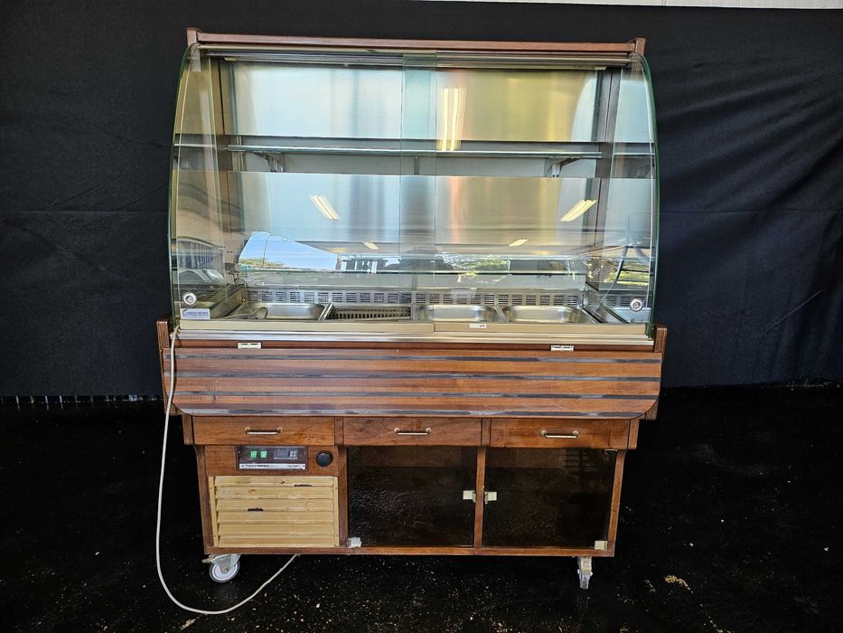 Expositor refrigerado para carne, peixe ou marisco