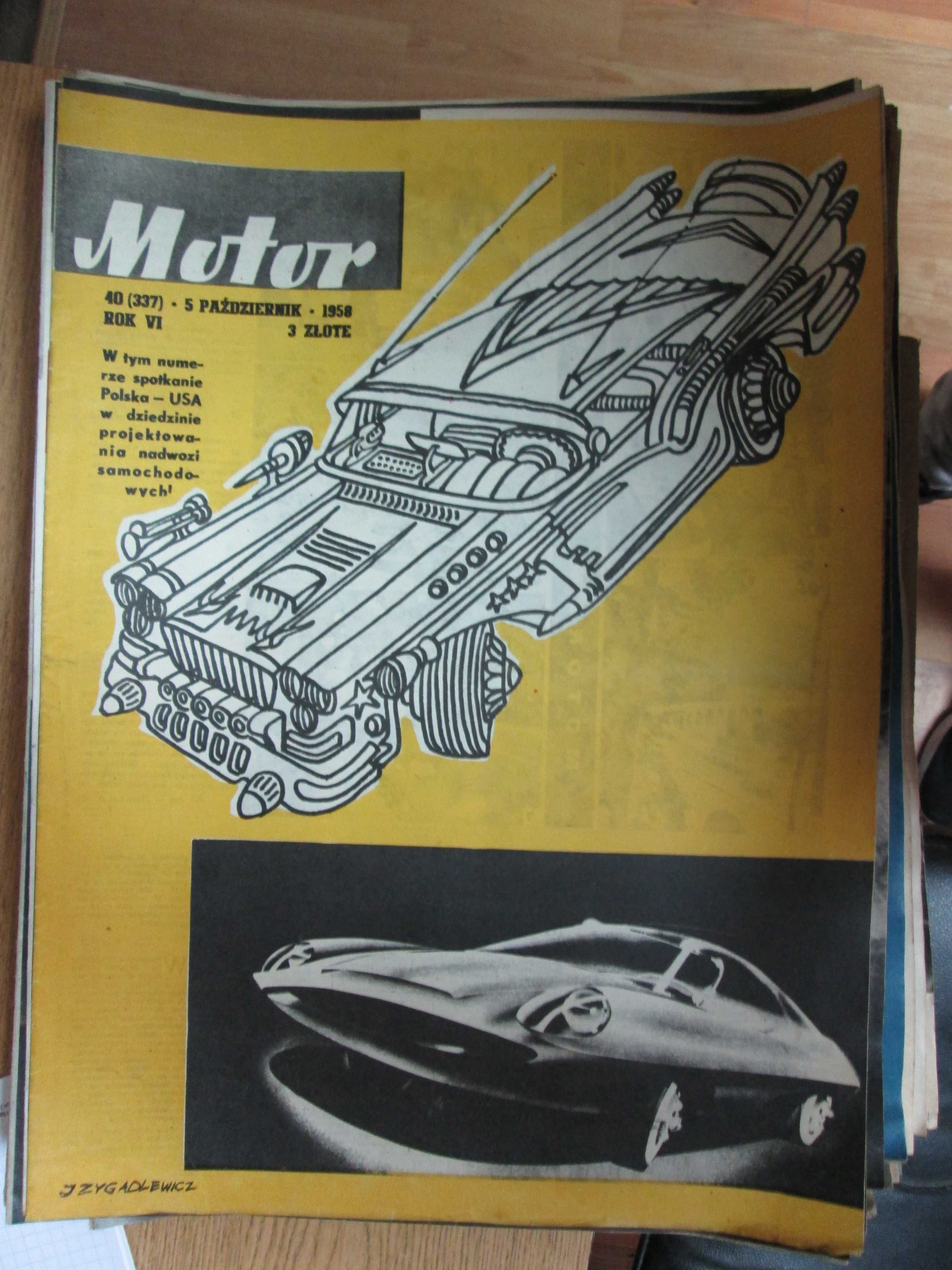 Czasopismo Motor , Stare gazety, Antyki Kolekcjonerskie. Unikaty