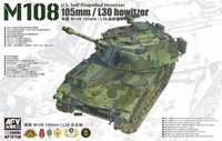 AFV Club 35108 US Self-Propelled Howitze M108 105mm/L30 howitzer 1/35