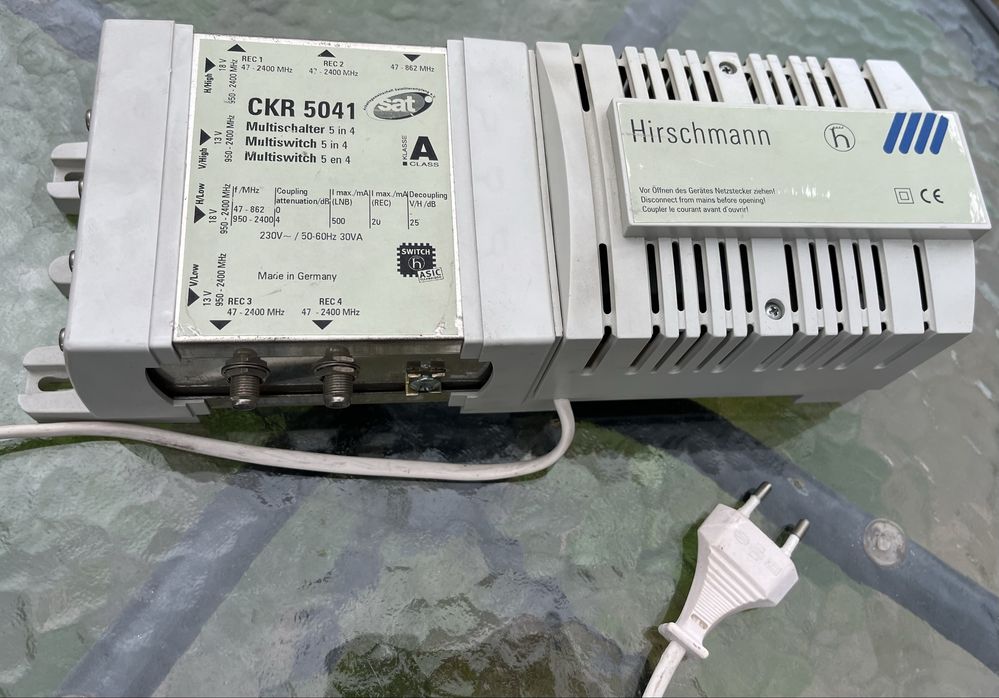 Multiswitch Hirschmann CKR 5041 – 5 wejść / 4 wyjścia – sprawny