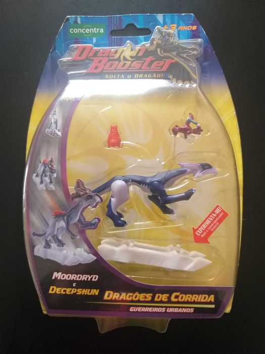 Dragões de corrida - Moordryd e Decepshun - coleção Dragon Booster