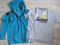 Zestaw Snickers XL Lato25 Ocean  bluza z kapturem + koszulka  roboczy