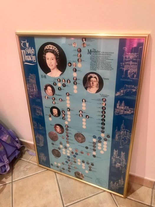 Quadro Isabel II - British Monarchy