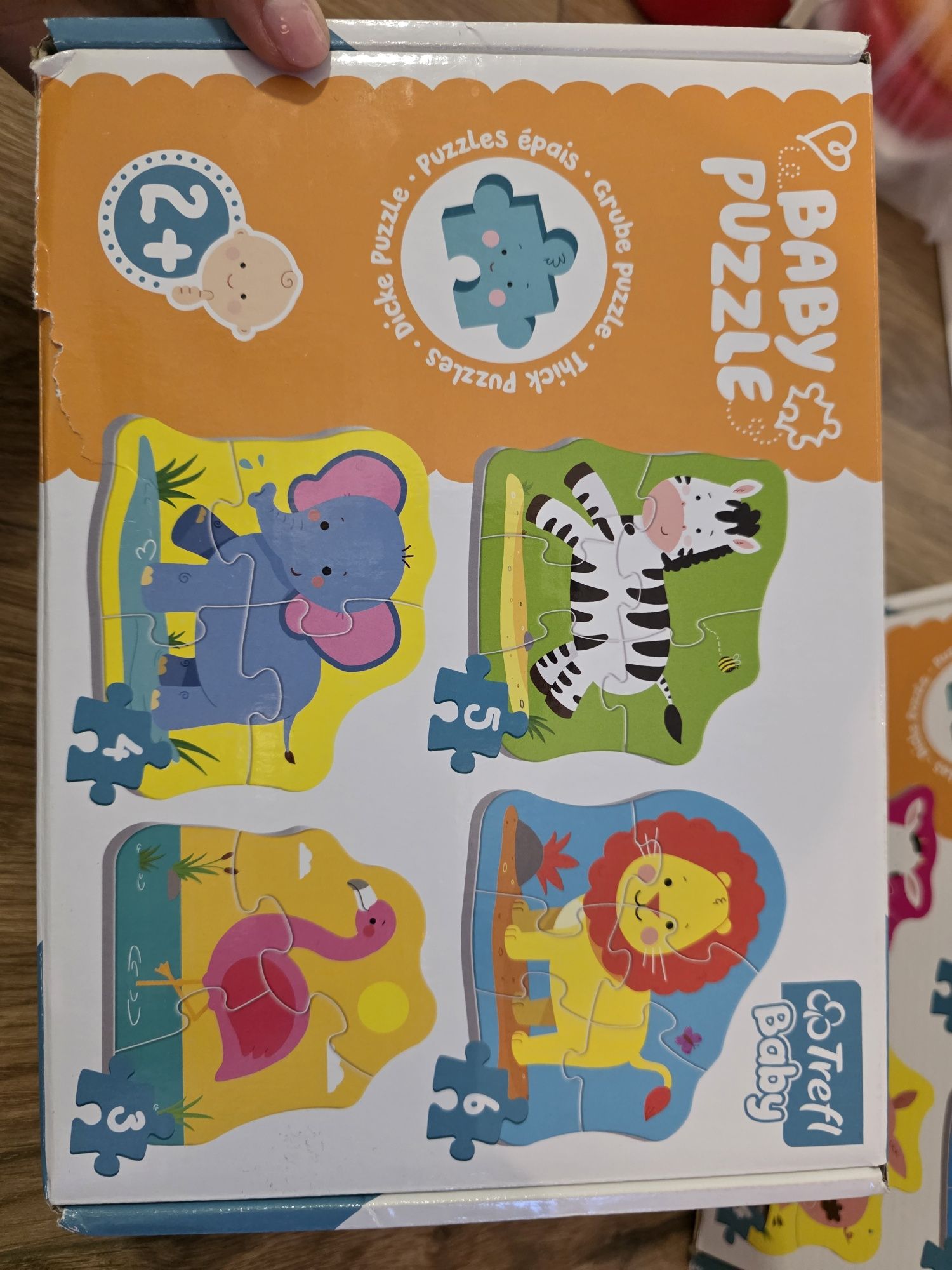 Puzzle dla dzieci 1+ i 2x 2+