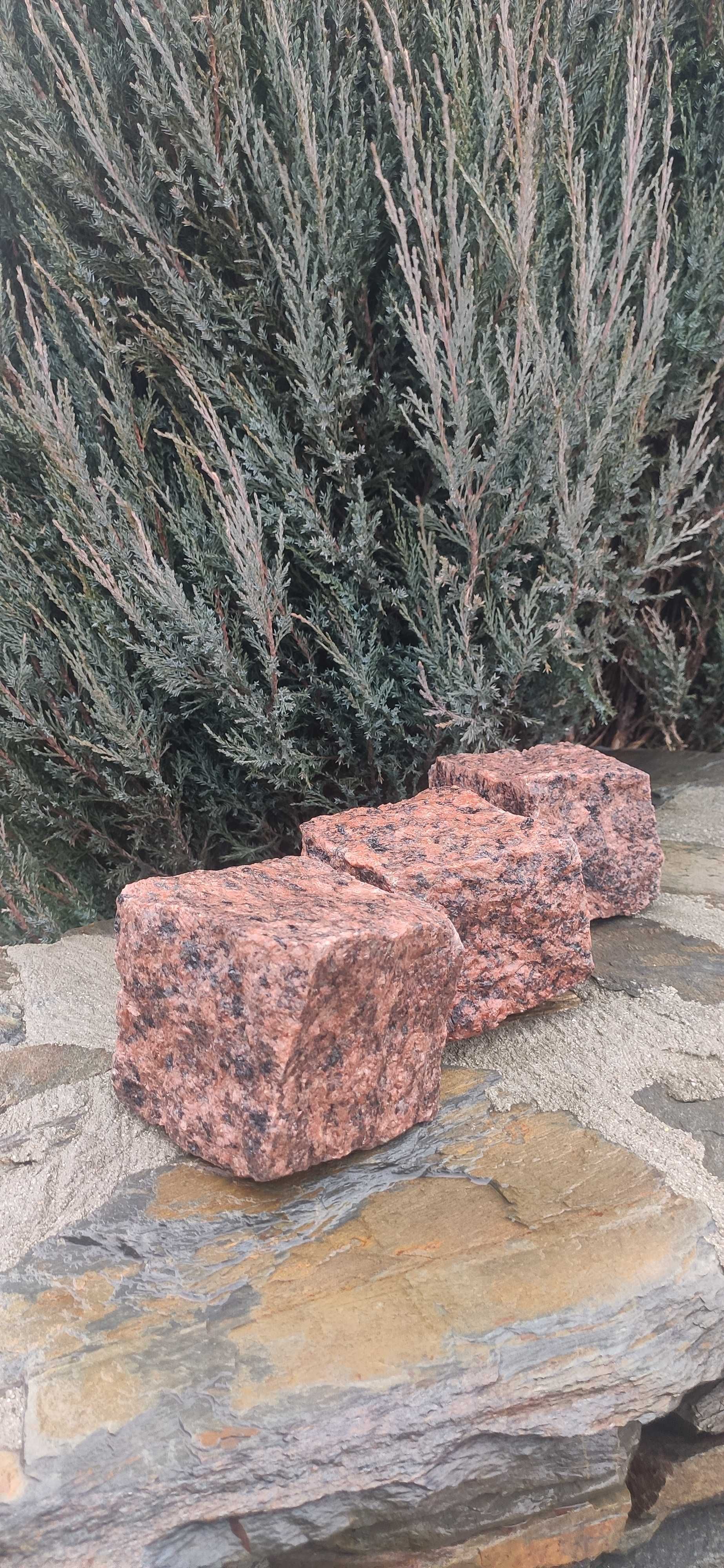 Kostka granitowa - szara czerwona czarna| Granit | Kamień ozdobny