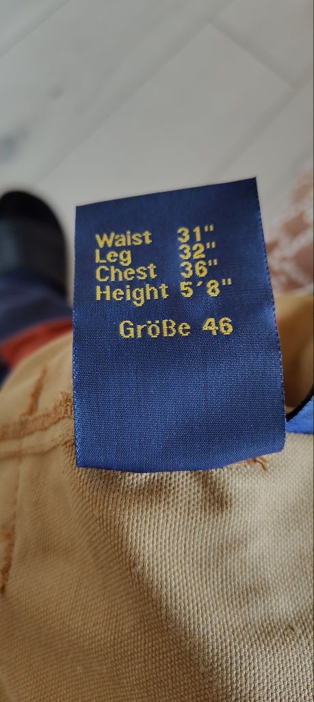 NOWE Spodnie robocze męskie Snickers workwear rozmiar 46 (S) beżowe