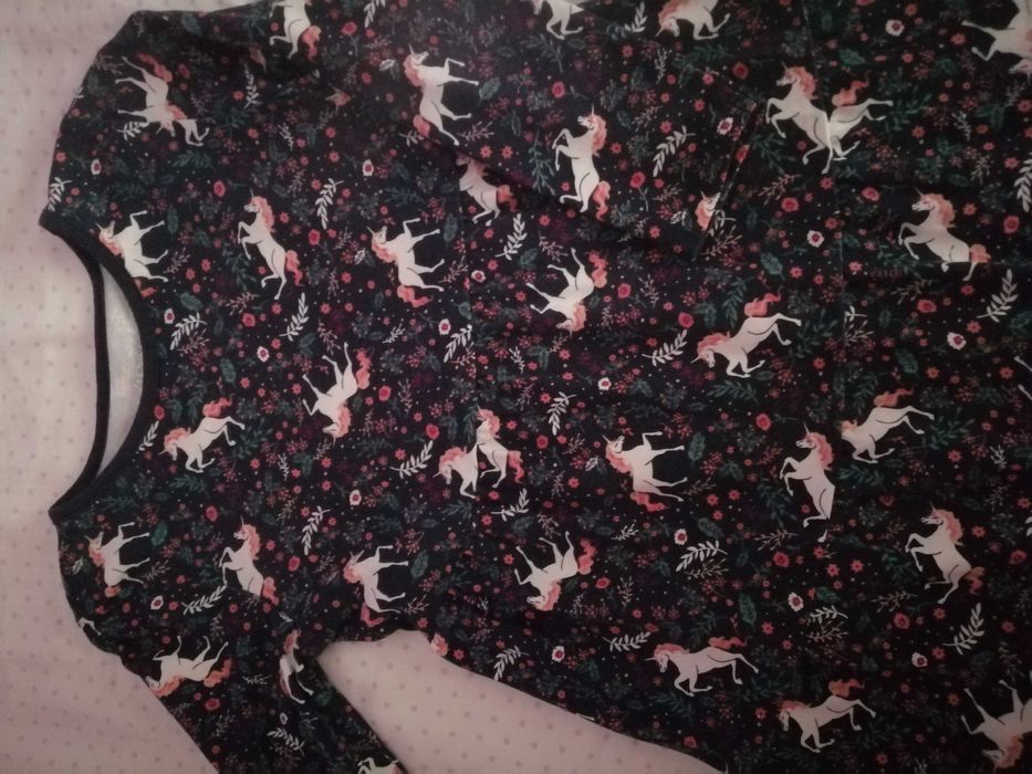Vestido unicórnios 3-4 novo!