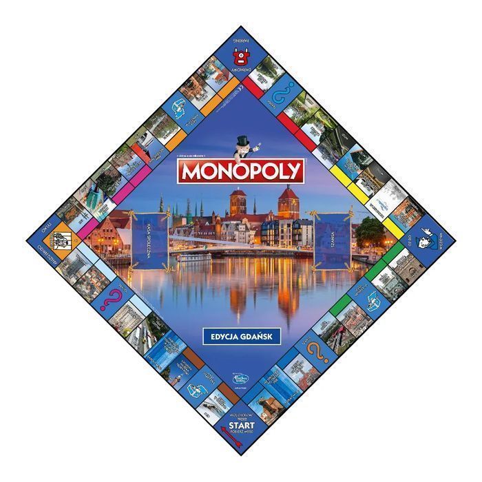 Gra planszowa Monopoly edycja Gdańsk Winning Moves