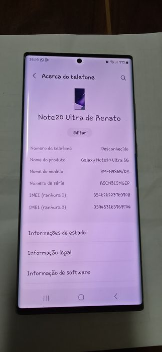 Samsung note 20 ultra 5g