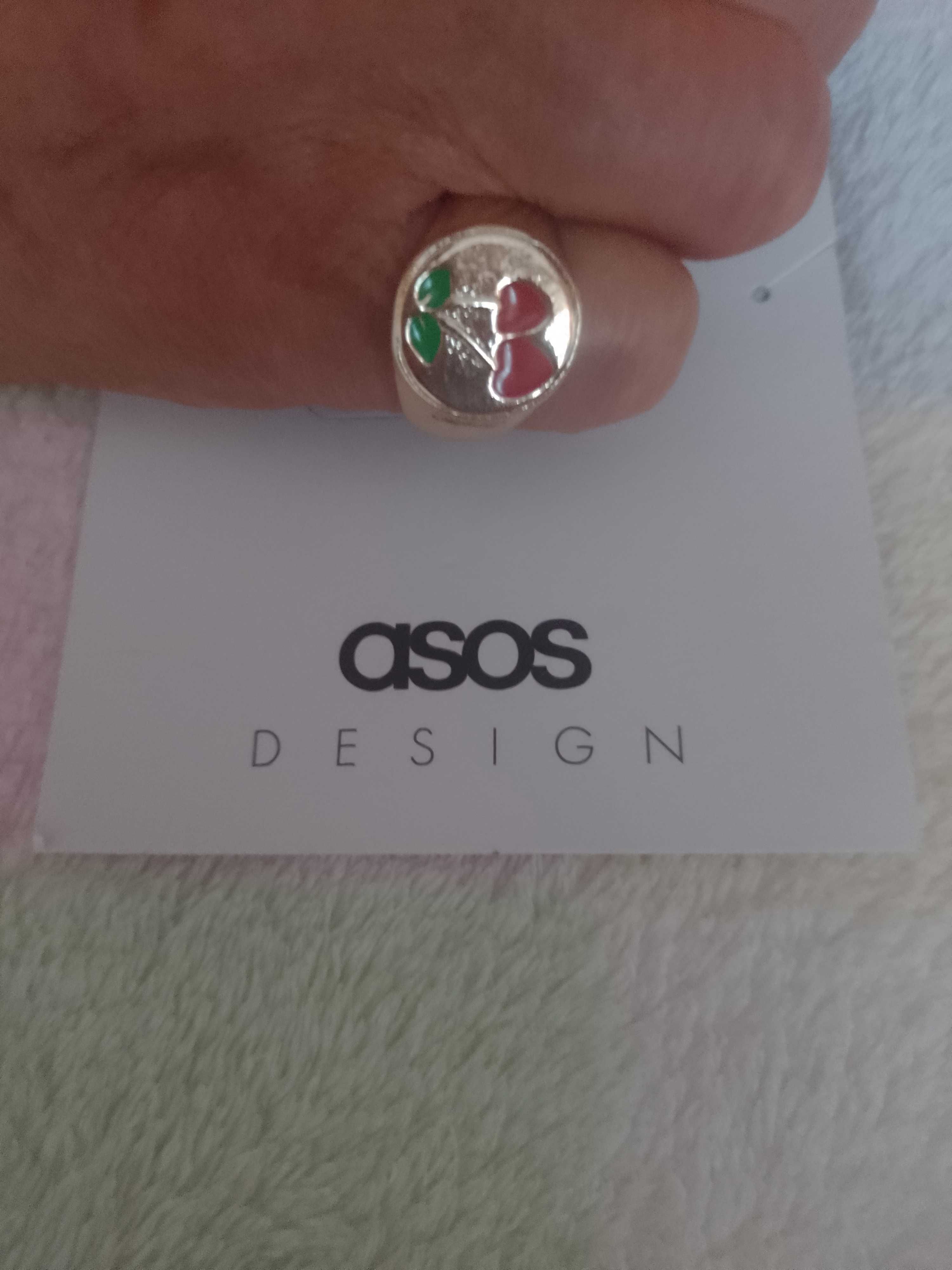 ASOS/ Ekskluzywny pierścionek z Londynu, sygnet/ NOWY