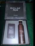 Zestaw Eclat Style, żel do golenia NovAge MEN Oriflame