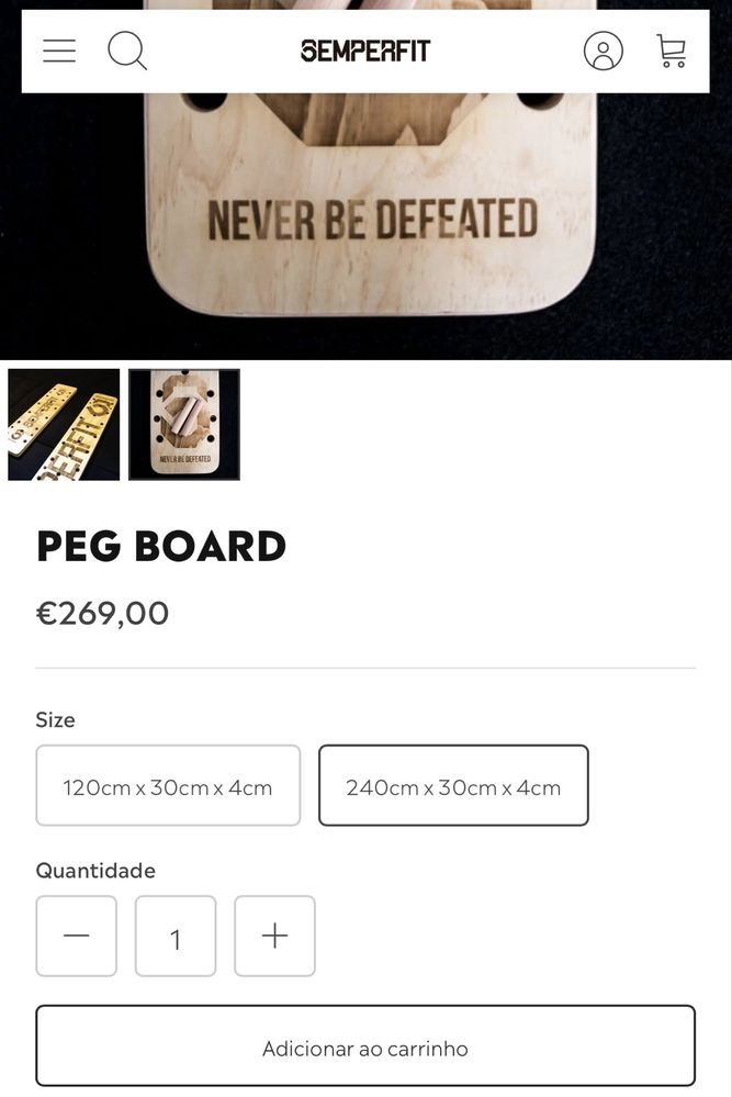 Vendo Peg Board como nova