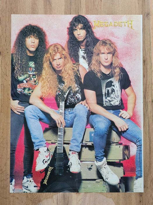 MEGA UNIKAT! Duży plakat Megadeth Format A2 (ok. 40 x 55) - NOWY!