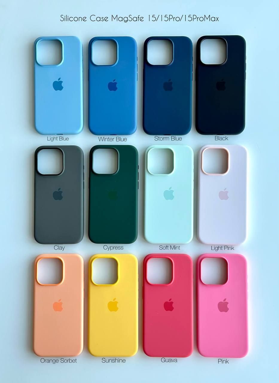 Чохол Silicone Case MagSafe силікон кейс iPhone 16 Pro Max айфон про