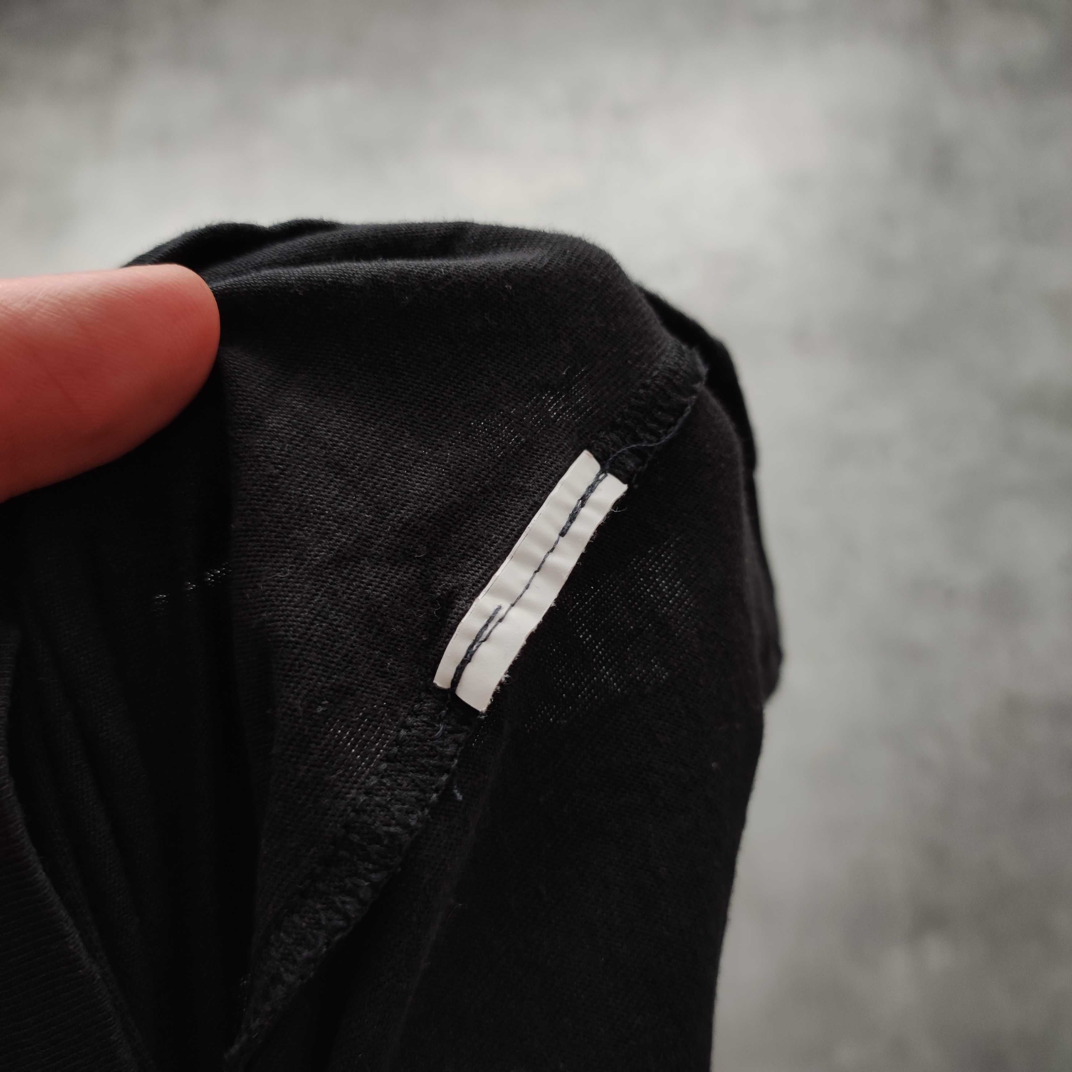 MĘSKA Koszulka Bawełna PREMIUM Hugo Boss Elegancka Basic Czarna
